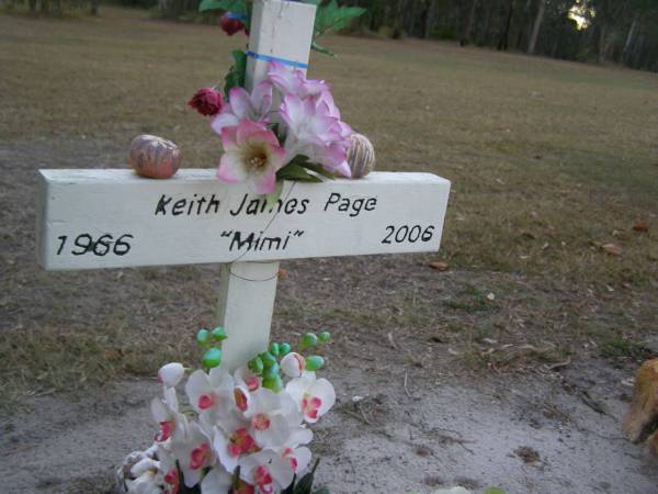Keith James (Mimi) PAGE,  | 1966 - 2006;  | Polson Cemetery, Hervey Bay  | 