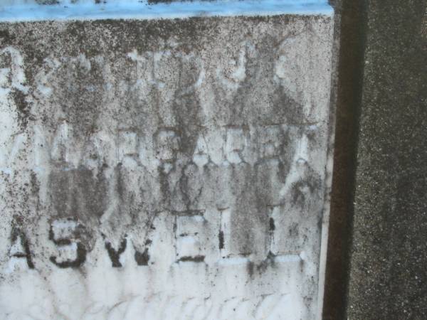 Lily Margaret CASWELL,  | died 29 Jan 1957 aged 75 years;  | Polson Cemetery, Hervey Bay  | 