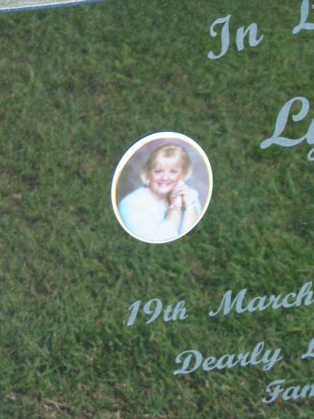 Lynne Mary LEES,  | 19 March 1944 - 18 June 2008;  | Polson Cemetery, Hervey Bay  | 