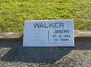 Greta WALKER, died 2-4-1967 aged 79 years; Joseph WALKER, died 27-10-1948 aged 79 years; Polson Cemetery, Hervey Bay 