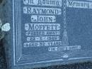 Raymond (Ray) John MOFFETT, died 22-6-1966 aged 32 years; Polson Cemetery, Hervey Bay 