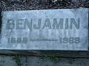 Benjamin BUTTERWORTH, 1888 - 1969; Alice BUTTERWORTH, 1889 - 1964; Polson Cemetery, Hervey Bay  