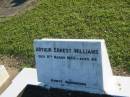 Arthur Ernest WILLIAMS, died 8 March 1953 aged 66 years; Polson Cemetery, Hervey Bay 