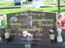 Clasina VANDERDRIFT, 5-4-1927 - 29-3-2005; Engelbertus Nicolaas VANDERDRIFT, 16-12-1925 - [not dead?]; Polson Cemetery, Hervey Bay 