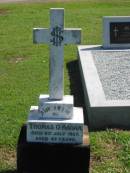 Thomas O'HAGAN, died 6 July 1887 aged 41 years; Polson Cemetery, Hervey Bay 