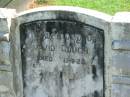 David GOUGH, died 13-9-25; Polson Cemetery, Hervey Bay 