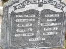 
Bertha ZISCHKE, wife mother,
1885 - 1945;
Ernest Otto ZISCHKE, father,
1881 - 1968;
Ropeley Immanuel Lutheran cemetery, Gatton Shire

