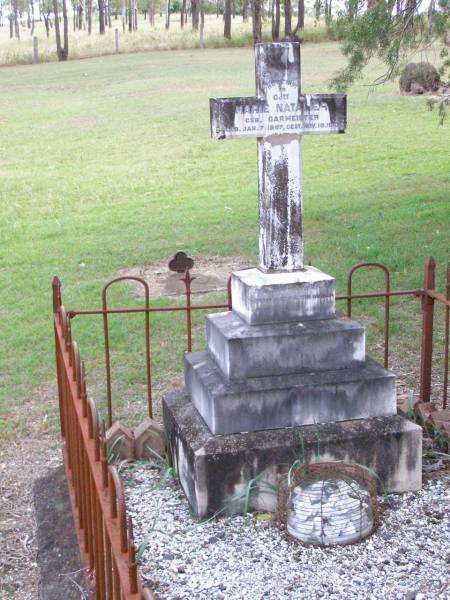 Marie NATALIER, nee GARMEISTER,  | born 7 Jan 1857 died 18 Nov 1910;  | Ropeley Immanuel Lutheran cemetery, Gatton Shire  | 