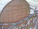 
Maria Amalie WEIER,
born 22 May 1834 died 11 June 1905;
Ropeley Scandinavian Lutheran cemetery, Gatton Shire
