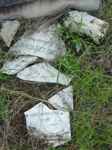 Margaret GOUGH,  | died 21 Jan 1904 aged 34 years;  | Rosevale St Patrick's Catholic cemetery, Boonah Shire  | 