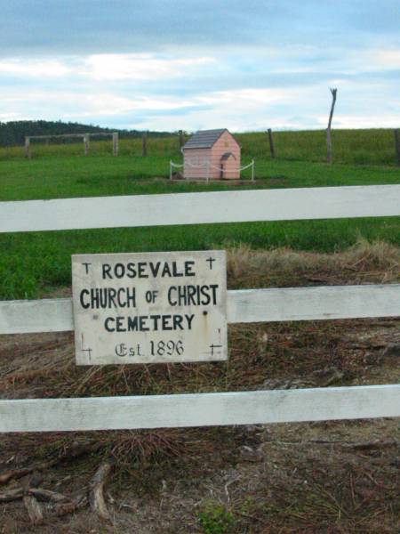 Rosevale Church of Christ cemetery, Boonah Shire  | 