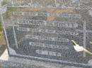 
Raymond BENNETT,
son brother,
died of an accident 18 April 1960 aged 30 years;
Samsonvale Cemetery, Pine Rivers Shire
