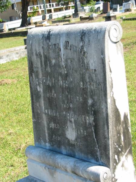 Sandgate / Bald Hills Cemetery:  | Christian Frederick Prackert, Louise Prackert  | 