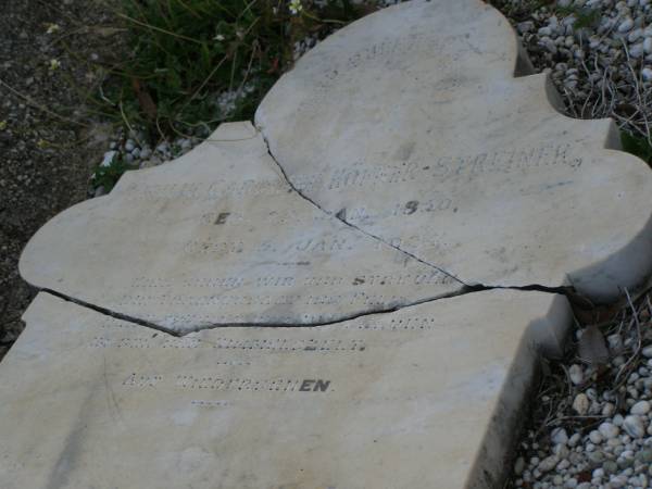 Emilie Caroline Hofner STREINER,  | born 25 Jan 1850,  | died 5 Jan 1924;  | Bald Hills (Sandgate) cemetery, Brisbane  | 