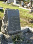 
Henrietta DRIVER,
mother,
died 6 Feb 1929 aged 58 years;
John Howard,
infant son;
Isobel Maud POULTNEY,
daughter,
died 18 May 1946 aged 40 years;
Bald Hills (Sandgate) cemetery, Brisbane
