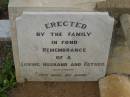 
James MATTHEWS,
rector of Sandgate,
husband father,
died 29 Nov 1901 aged 63 years;
Mary Susan,
wife,
died 16 Oct 1914 aged 72 years;
James Palmer,
son of E.H. & Gwen MATTHEWS,
born & died 23 July 1910;
Bald Hills (Sandgate) cemetery, Brisbane
