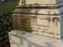 
Mary DEAGON,
mother,
died 20 Sept 1884 aged 66 years;
Charles Smith DEAGON,
died Devonshire 26 March 1887 aged 29 years;
Agnes,
eldest daughter,
wife of Henry MARSHALL,
died 6 Oct 1913 aged 53 years;
William DEAGON,
died 3 May 1885 aged 65 years;
Bald Hills (Sandgate) cemetery, Brisbane
