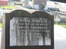 
Caroline SHOEBRIDGE,
wife mother,
died 14 March 1953 aged 71 years;
Bald Hills (Sandgate) cemetery, Brisbane
