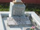 
Marilyn Gay DONALDSON,
daughter sister,
died 1 Nov 1951 aged 20 months;
Henry Charles DONALDSON,
husband father,
died 3 Feb 1965 aged 50 years;
Bald Hills (Sandgate) cemetery, Brisbane
