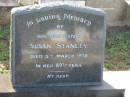 
Susan STANLEY,
sister,
died 5 March 1970 in 89th year;
Bald Hills (Sandgate) cemetery, Brisbane
