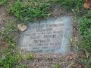 
Edward Thomas HOWES,
died 28-7-55 aged 71 years;
Amy Rose HOWES,
died 30-8-90 aged 98 years;
Bald Hills (Sandgate) cemetery, Brisbane
