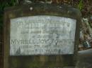 
Myrell Joy TOWNER,
daughter sister,
died 7 Sept 1955 aged 13 years;
Bald Hills (Sandgate) cemetery, Brisbane
