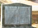 
Albert Fredrick STAIB,
husband father,
died 16 Nov 1955 aged 74 years;
Marion Nellie STAIB,
wife mother,
died 30 Jan 1970 aged 85 years;
Bald Hills (Sandgate) cemetery, Brisbane
