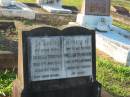 
Isabella THOMPSON,
wife,
died 11 June 1943 aged 80 years;
William THOMPSON,
father,
died 12 Sept 1945 aged 82 years;
Bald Hills (Sandgate) cemetery, Brisbane
