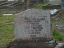 
William John HAWKINS,
died 24 Aug 1947 aged 72 years;
Florence Jane,
wife,
died 28 Nov 1961 aged 83 years;
Bald Hills (Sandgate) cemetery, Brisbane
