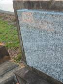 
[headstone difficult to read]
Denis HARTIGAN;
Frederick HARTIGAN,
died aged 24 years;
Maurice HARTIGAN,
aged 69 years;
Lillian HARTIGAN,
died Sept 1958 aged 75 years;
Doreen,
daughter,
died 10 Sept 1951 aged 28 years;
Bald Hills (Sandgate) cemetery, Brisbane
