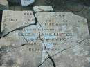 
[broken headstone, Alfred LISTER, died 1920]
aged 67 years;
Eliza Jane LISTER,
wife,
died 26 July 1938 aged 62 years;
Bald Hills (Sandgate) cemetery, Brisbane
