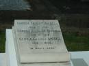 
Maurice Lionel BISSELL,
1910 - 2000;
[unnamed] mother,
died 13 July 1936;
George Ernest BISSELL,
1876 - 1917;
George Laidler BISSELL,
1915 - 1918;
Gerald George BISSELL,
1904 - 1934;
Enid Dorothy Ellen BOWDEN (nee BISSELL),
18-10-1903 - 5-11-2003,
mum nana;
Bald Hills (Sandgate) cemetery, Brisbane
