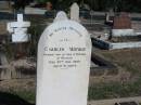 
Charles McArthur (youngest son John A McArthur)
Died 22 Aug 1899 aged 36
Anglican Cemetery, Sherwood.


