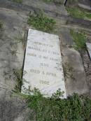 Margaret COXEN born 12 Nov 1839 Died 3 Apr 1902  Sherwood (Anglican) Cemetery, Brisbane 