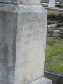 Harnton? Nathaniel Turner Winifred Margaret Tuner Shaw? Buried at Tygun Logan? River  Sherwood (Anglican) Cemetery, Brisbane 