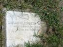 
Sarah Elizabeth West
died 23 May 1968 aged 82

Sherwood (Anglican) Cemetery, Brisbane

