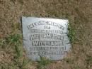 
William John Williams
died 15 Aug 1963

Sherwood (Anglican) Cemetery, Brisbane
