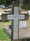 Amy Violet CATCHPOLE Oct 19 1927 aged 23  Sherwood (Anglican) Cemetery, Brisbane 