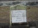 
Margaret Clarke DAVIES

Sherwood (Anglican) Cemetery, Brisbane

