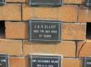 
J A S ELLIOT
7 Jul 1964
57 yrs

Sherwood (Anglican) Cemetery, Brisbane
