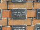 Maggie Meikle JONES 25 Oct 1964 66 yrs  Sherwood (Anglican) Cemetery, Brisbane 