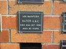 Ian McIntosh SUTER 20 Oct 1990 aged 80 yr  Sherwood (Anglican) Cemetery, Brisbane 
