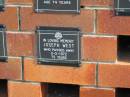 
Joseph WEST
11-5-1972
75 yrs

Sherwood (Anglican) Cemetery, Brisbane
