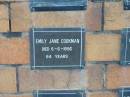 Emily Jane COOKMAN 6-6-1956 64 yrs  Sherwood (Anglican) Cemetery, Brisbane 