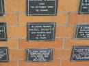 Hazel HOWITT 15-5-87 83 yrs  Sherwood (Anglican) Cemetery, Brisbane 