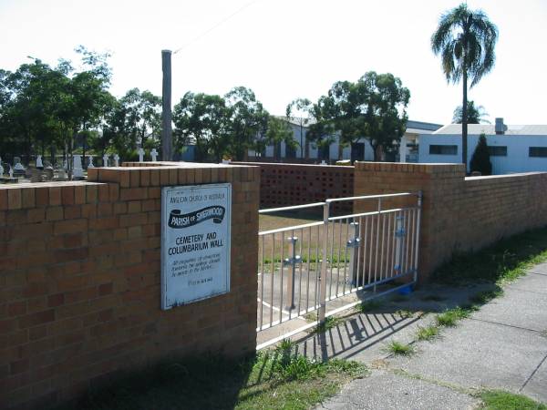 Anglican Church Cemetery, Sherwood Road, Sherwood.  | 