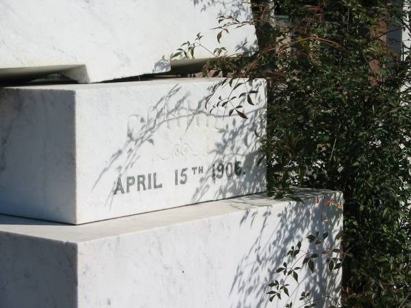 Connie, 15 Apr 1906  | Anglican Cemetery, Sherwood.  |   | 