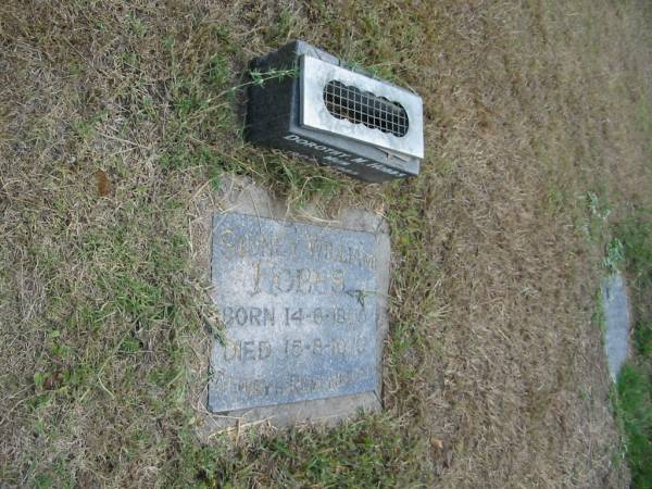 Sidney William Hobbs  | born  14-8-1896  | Died 15-8-1970  |   | Sherwood (Anglican) Cemetery, Brisbane  | 