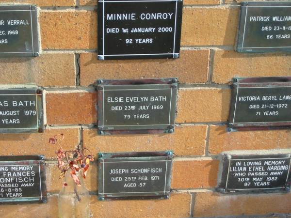 Elsie Evelyn BATH  | 23 Jul 1969  | 79 yrs  |   | Sherwood (Anglican) Cemetery, Brisbane  | 