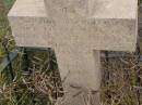 
Annie Estel BEUTEL,
died 24 March 1905 aged 14 months;
Silverleigh Lutheran cemetery, Rosalie Shire
